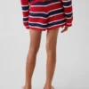 Shorts facile à enfiler à rayures en crochet pour enfant