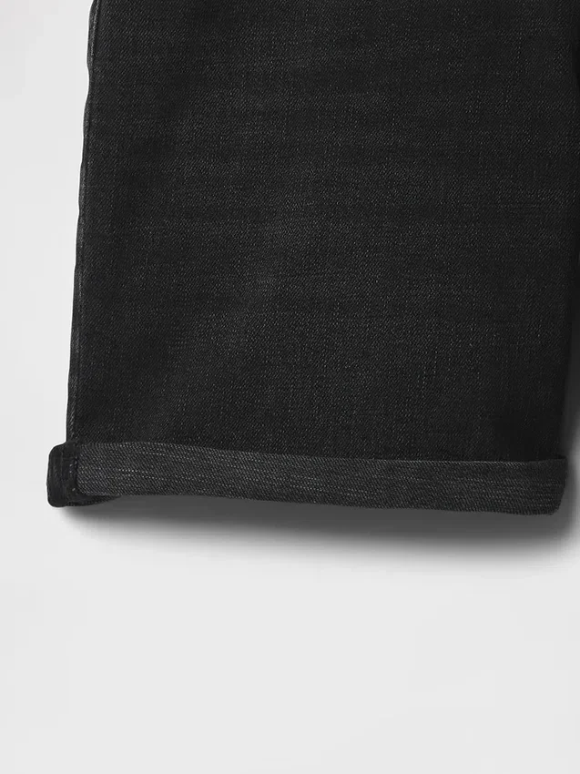 Shorts « girlfriend » en denim à taille mi-haute de 5"