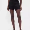 Shorts taille mi-haute en mélange de lin, 4"
