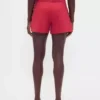 Shorts taille mi-haute en mélange de lin, 4"
