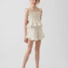 Shorts à volants facile à enfiler en gaze de coton pour enfants
