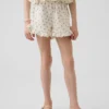 Shorts à volants facile à enfiler en gaze de coton pour enfants