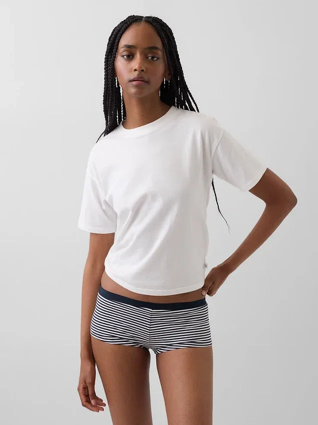 Shorty en coton stretch bio