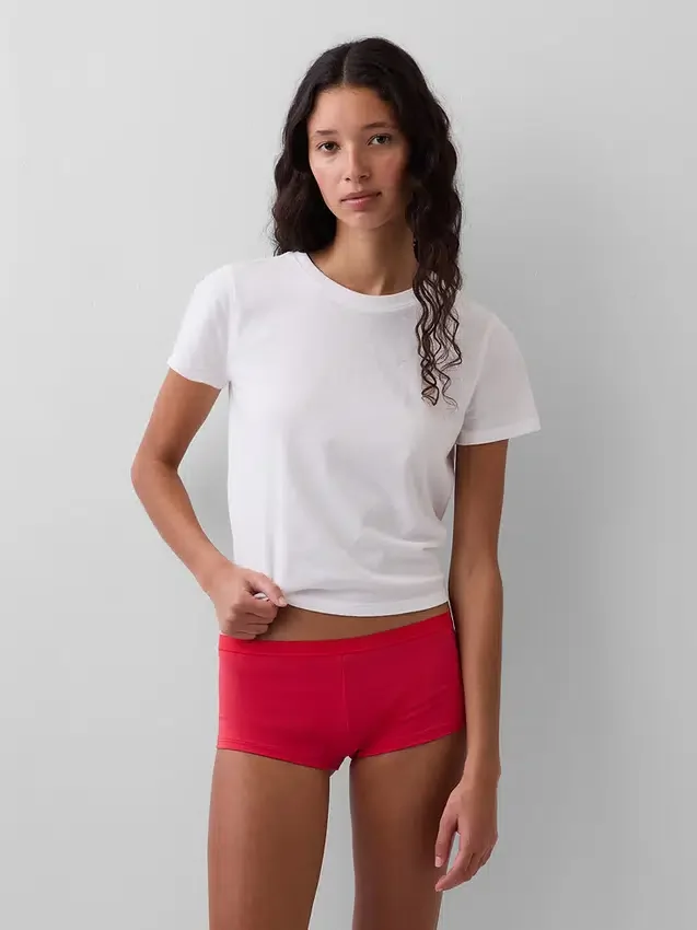 Shorty en coton stretch bio