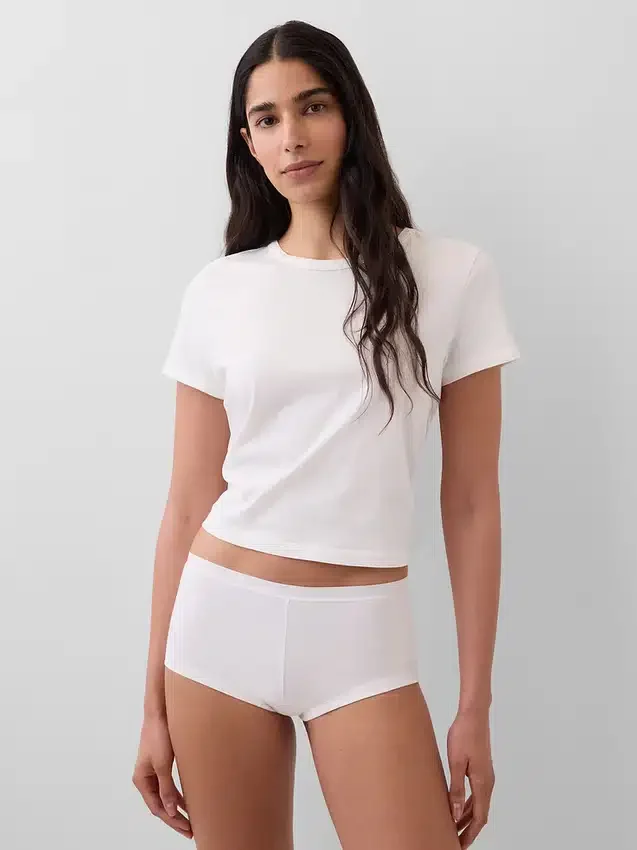 Shorty en coton stretch bio