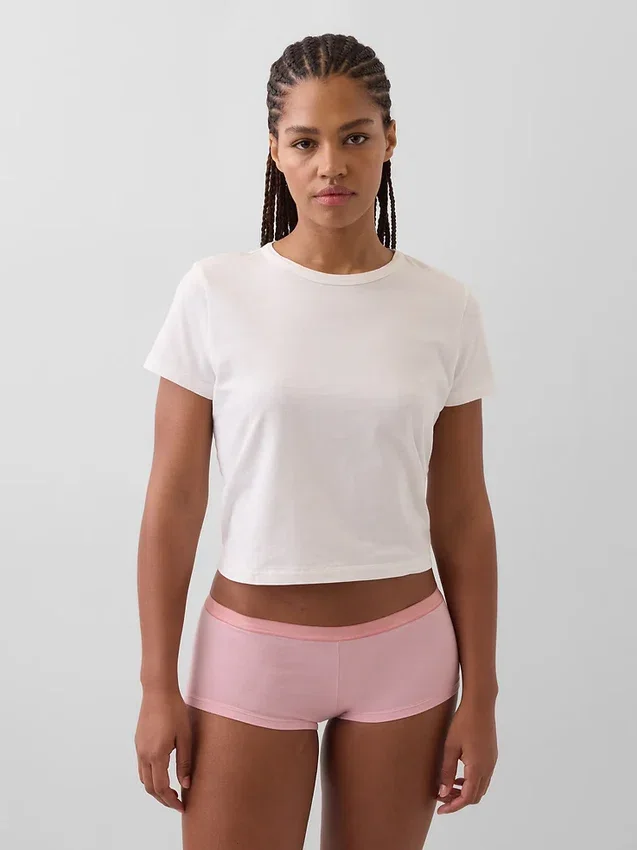Shorty en coton stretch bio