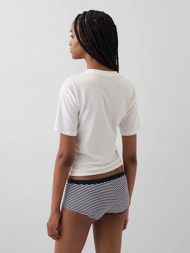 Shorty en coton stretch bio