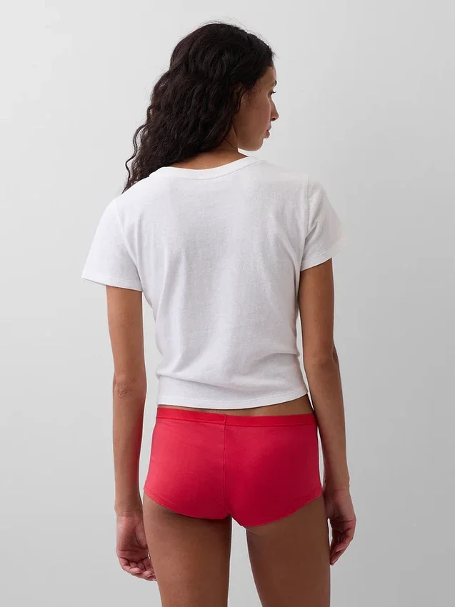 Shorty en coton stretch bio
