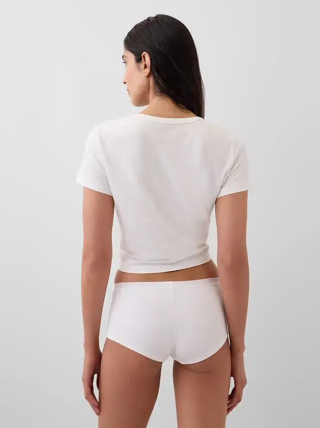 Shorty en coton stretch bio