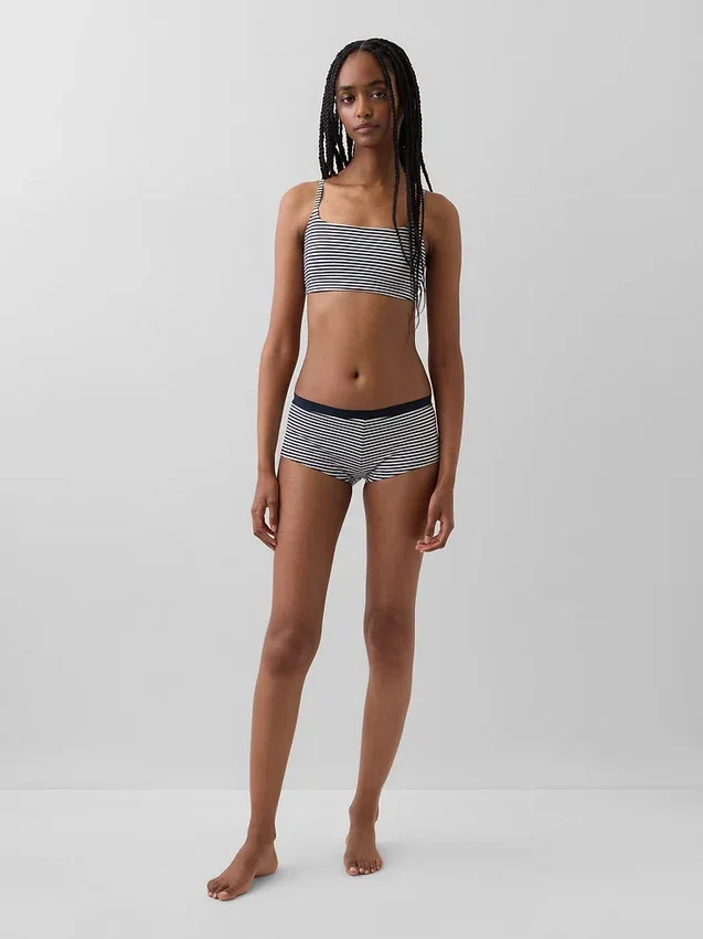 Shorty en coton stretch bio