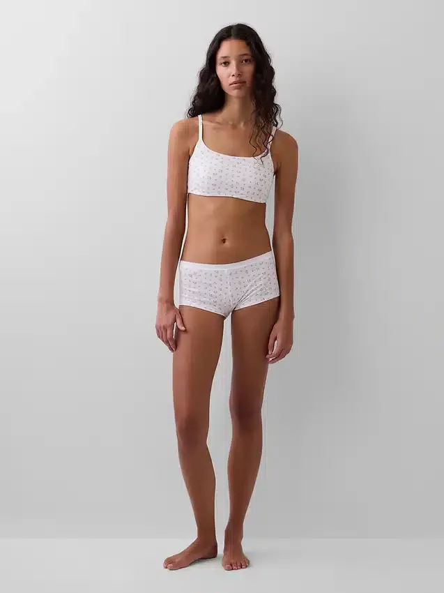 Shorty en coton stretch bio