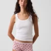 Shorty en coton stretch bio ultra-doux