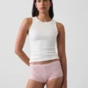 Shorty en coton stretch bio ultra-doux