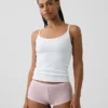 Shorty en coton stretch bio ultra-doux