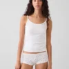 Shorty en coton stretch bio ultra-doux