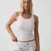Shorty en coton stretch bio ultra-doux