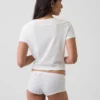 Shorty en coton stretch bio ultra-doux