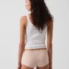 Shorty en coton stretch bio ultra-doux