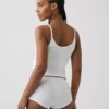 Shorty en coton stretch bio ultra-doux