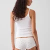 Shorty en coton stretch bio ultra-doux