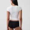 Shorty en coton stretch bio ultra-doux