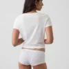 Shorty en coton stretch bio ultra-doux