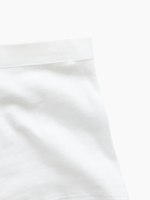 Shorty en coton stretch bio ultra-doux