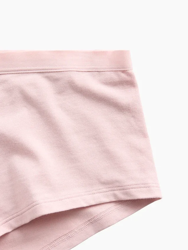Shorty en coton stretch bio ultra-doux