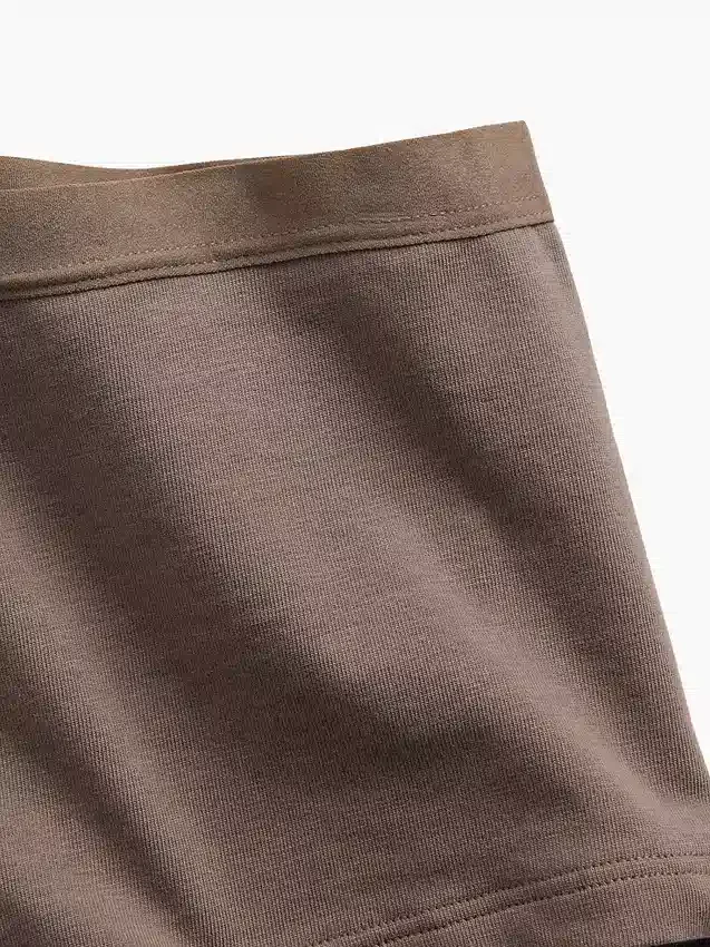 Shorty en coton stretch bio ultra-doux