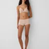 Shorty en coton stretch bio ultra-doux