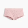 Shorty en coton stretch bio ultra-doux