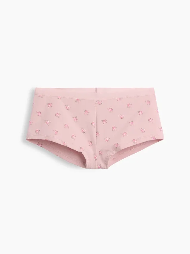 Shorty en coton stretch bio ultra-doux