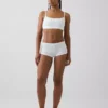 Shorty en coton stretch bio ultra-doux