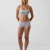 Shorty en coton stretch bio ultra-doux