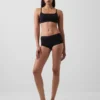 Shorty en coton stretch bio ultra-doux