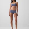 Shorty en coton stretch bio ultra-doux
