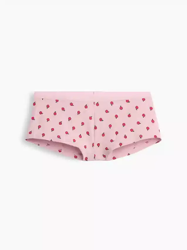 Shorty en coton stretch bio ultra-doux