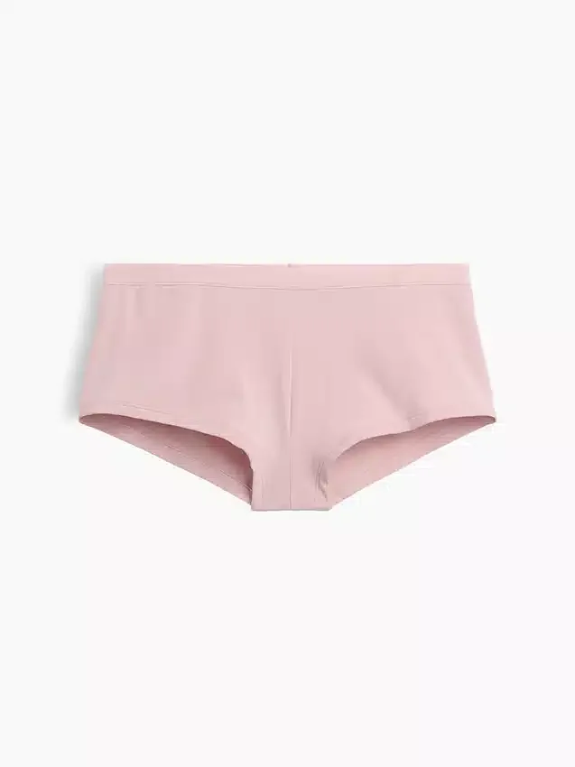 Shorty en coton stretch bio ultra-doux
