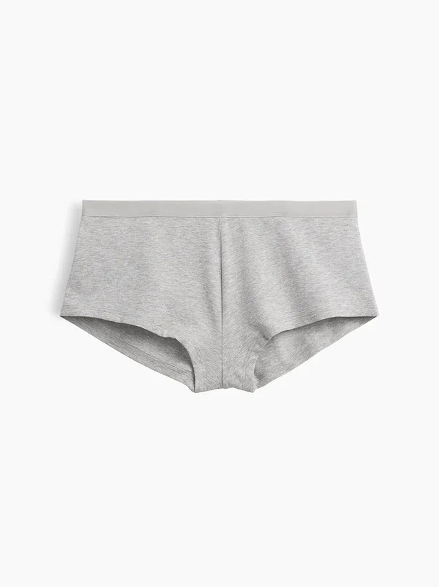 Shorty en coton stretch bio ultra-doux