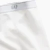 Shorty en coton stretch bio ultra-doux avec logo