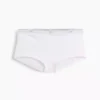 Shorty en coton stretch bio ultra-doux avec logo