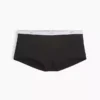 Shorty en coton stretch bio ultra-doux avec logo