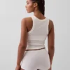Shorty taille haute en coton bio extensible