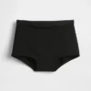 Shorty taille haute en coton bio extensible