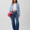 Slim Jeans à taille mi-haute
