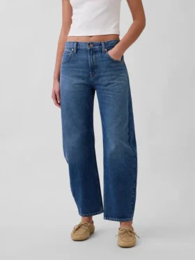 Slim Jeans à taille mi-haute