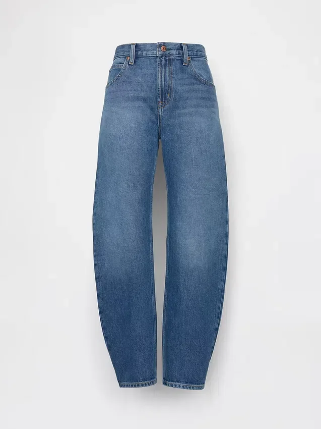Slim Jeans à taille mi-haute