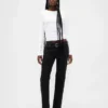 Slim Straight Jeans taille basse style années 90