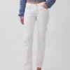 Slim Straight Jeans taille basse style années 90