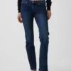Slim Straight Jeans taille basse style années 90